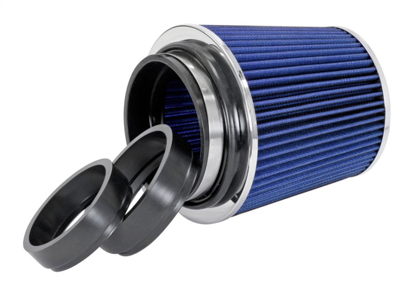 Spectre Adjustable Conical Air Filter 5-1/2 Inch Tall - Blue for 3, 3.5, and 4 Inch Tubes