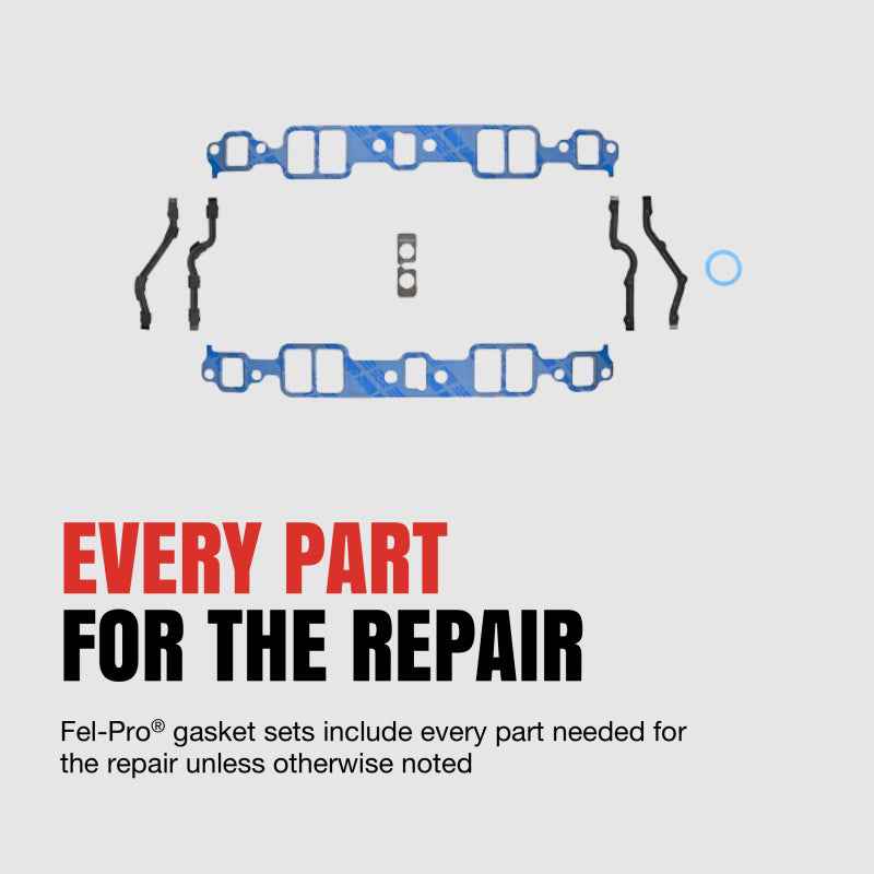 Fel-Pro Small Block Chevy 2.09 x 1.28 .060in Intake Manifold Gasket Set