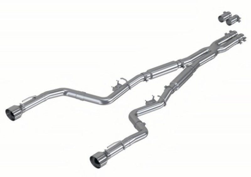 MBRP Armor Lite Series 17-21 Dodge Charger 5.7L Dual Rear Exit Aluminized Catback Exhaust System