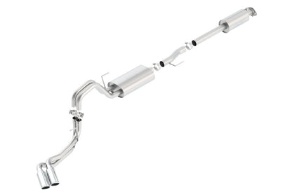 Borla Touring Cat-Back Exhaust System for Ford F-150 (2015-2020) 2.7L/3.5L EcoBoost and 5.0L V8 - Side Exit