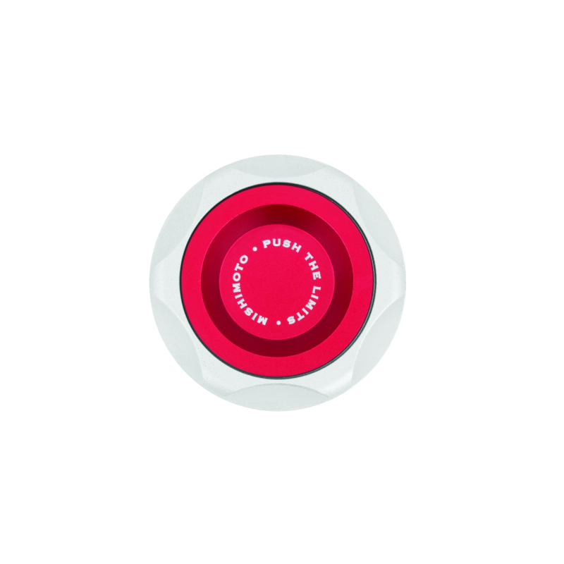 Mishimoto CNC Billet Oil Filler Cap for Toyota Engines - Red