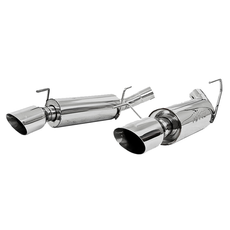 MBRP Armor Pro Series Dual Mufflers Axle Back Exhaust System for Ford Mustang 2005-2010 - T304 Stainless Steel