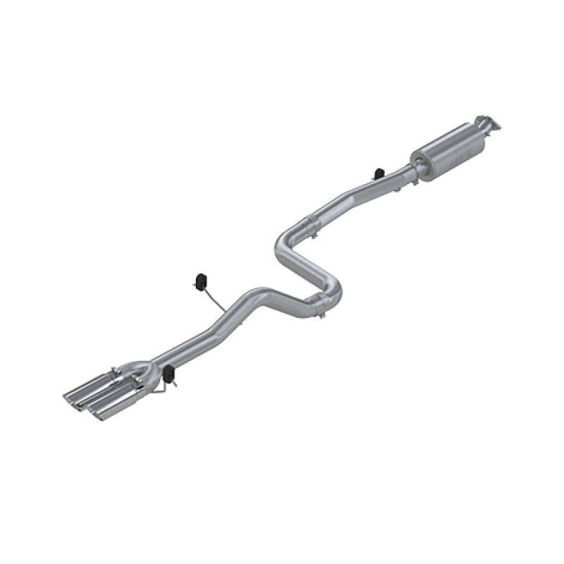 MBRP Armor Plus Series Cat Back Exhaust System for Ford Fiesta ST 2014-2019 with 3.5 Inch Dual Outlet Tips