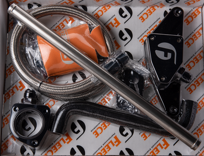 Fleece Performance 03-05 Auto Trans Cummins Coolant Bypass Kit with Stainless Steel Braided Line