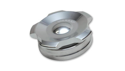 Vibrant 2.75-inch OD Aluminum Weld Bung with Polished Threaded Cap - Part #11294