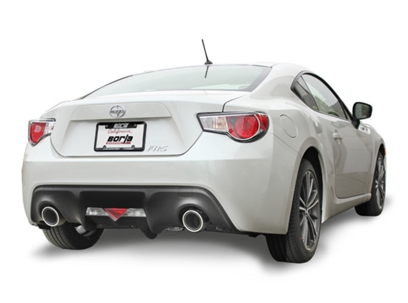 Borla S-Type Cat-Back Exhaust System for 2013-2016 Scion FR-S, 2013-2020 Subaru BRZ, and 2017-2020 Toyota 86 with 2.0L 4-Cylinder Engine