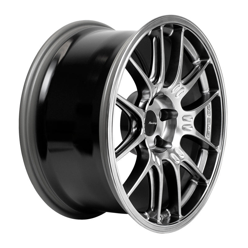 Enkei GTC02 18x9 Hyper Silver Wheel with 5x112 Bolt Pattern and +25mm Offset