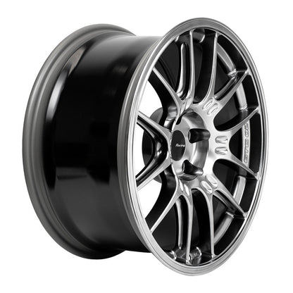 Enkei GTC02 18x9 Hyper Silver Wheel with 5x112 Bolt Pattern and +25mm Offset