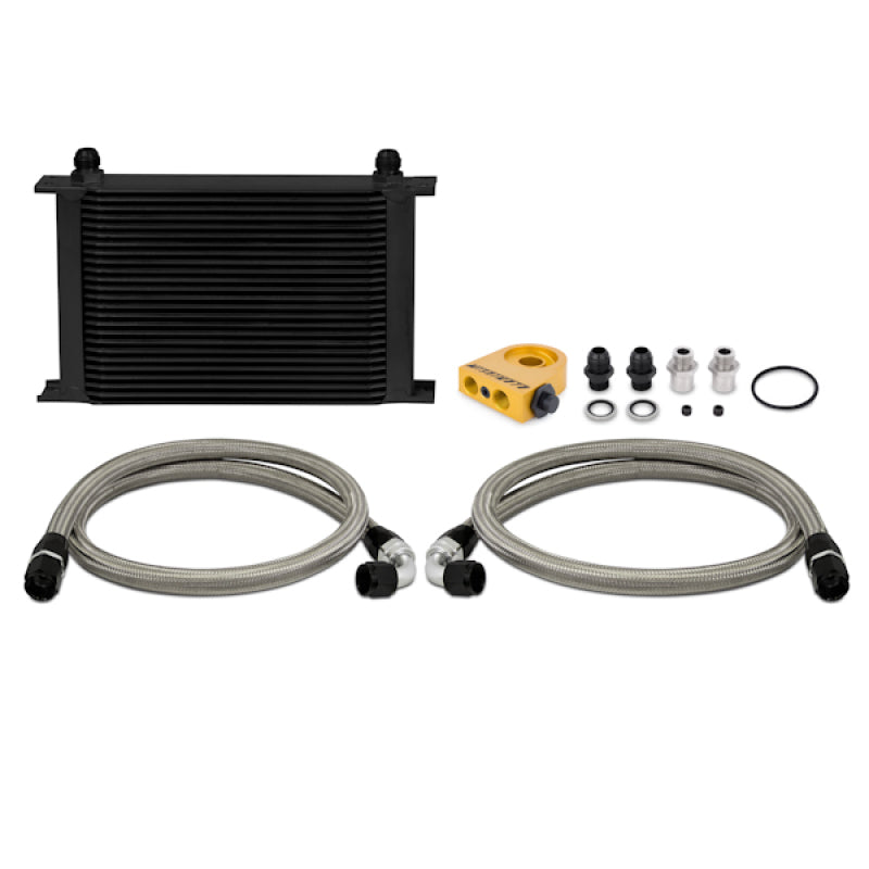Mishimoto Universal Thermostatic 25 Row Oil Cooler Kit for Ford Mustang 2018-2021