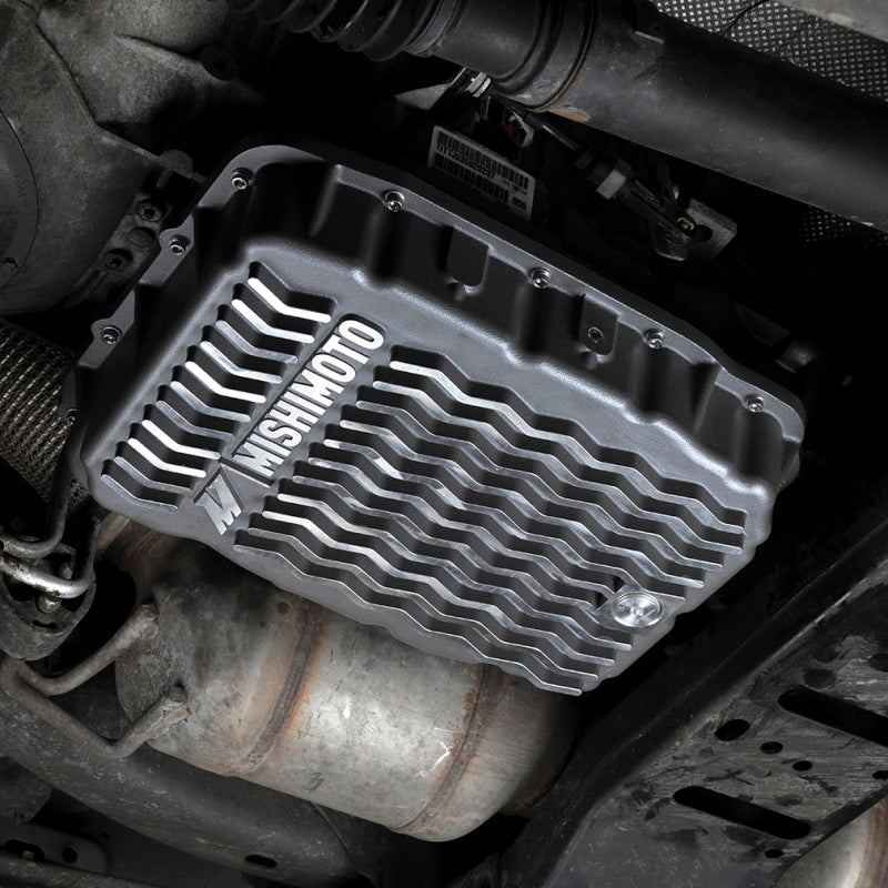 Mishimoto Aluminum Transmission Pan for 2004-2024 Dodge Ram 6.7L Cummins — Cast Aluminum with Improved Cooling and Capacity