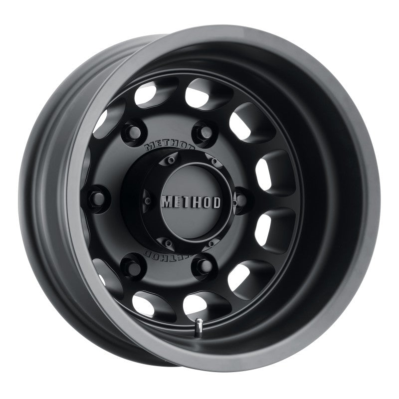 Method MR901 16x6 Black Dually Wheel with 6x180 Bolt Pattern and -24 Offset