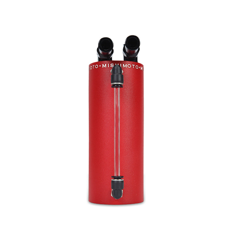 Mishimoto Small Aluminum Oil Catch Can - Wrinkle Red Part MMOCC-SAWRD