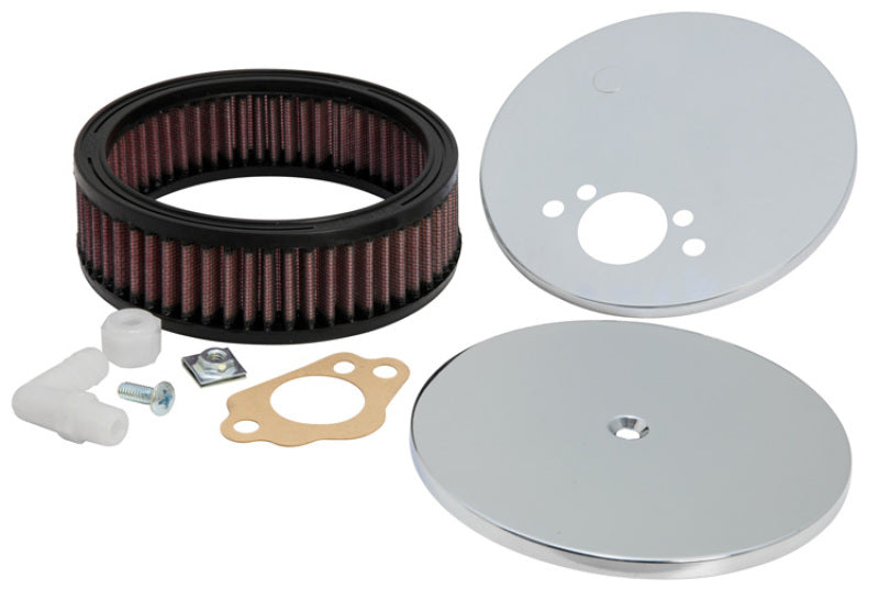 K&N Engineering Custom Round Racing Air Filter Assembly - 5.875 Inch Outer Diameter