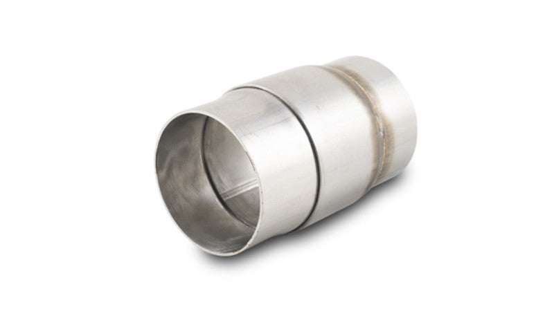 Vibrant Performance Welded Double Slip Joint Adapter for 2.25-inch OD Tubing - 304 Stainless Steel