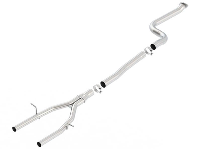 Borla 60622 Mid-Pipe with Y-Pipe for 2016-2023 Chevrolet Camaro 2.0L Turbo - Performance Exhaust Upgrade