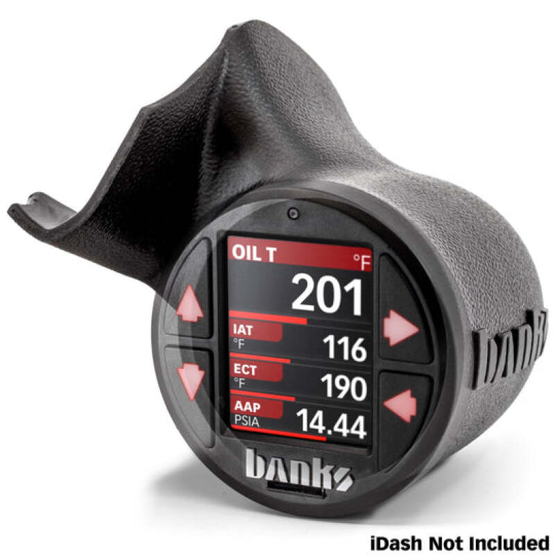 Banks Power 22-24 Toyota Tundra Gauge Pod Kit - Single Gauge for Factory A-Pillar Mounting