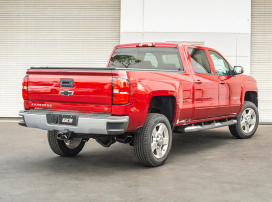 Borla S-Type Cat-Back Exhaust System for 2015-2019 Chevrolet Silverado 2500 & GMC Sierra 2500/3500 with 6.0L V8 – Black Chrome Tip