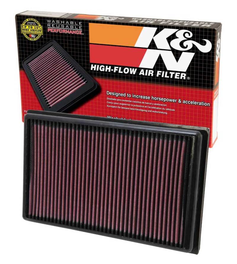 K&N Engineering 33-2475 High-Flow Reusable Air Filter for Chevrolet Impala 3.6L V6
