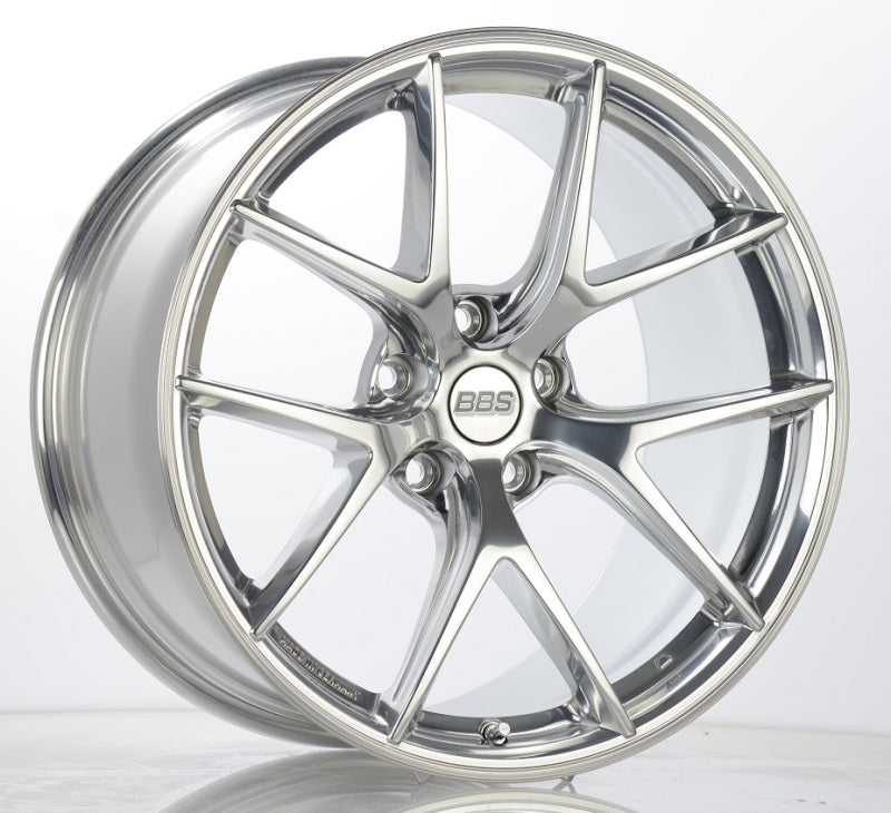 BBS CI-R 19x9 Inch 5x120 Bolt Pattern Polished Wheel with ET44 Offset and 82mm Hub Bore