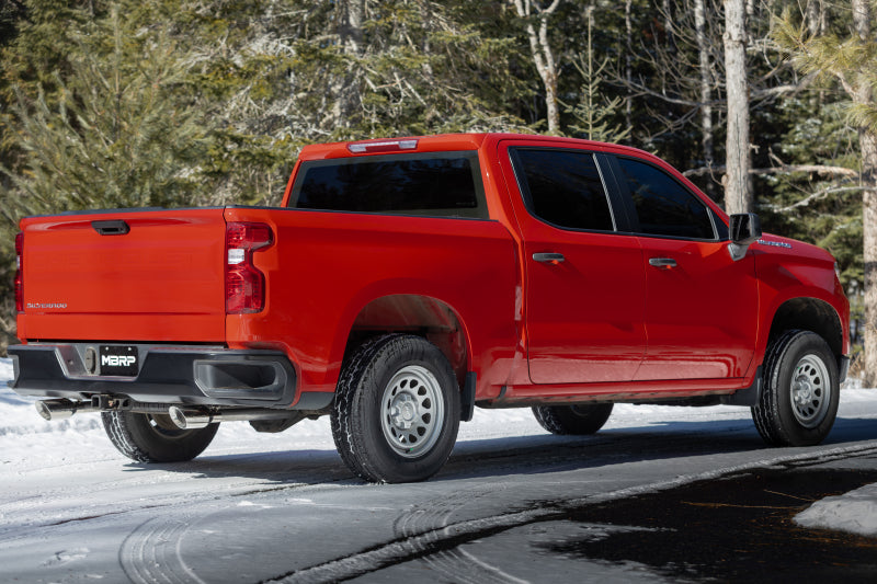 MBRP Armor Pro Series Cat Back Exhaust System for 2019-2021 Chevrolet Silverado 1500 and GMC Sierra 1500