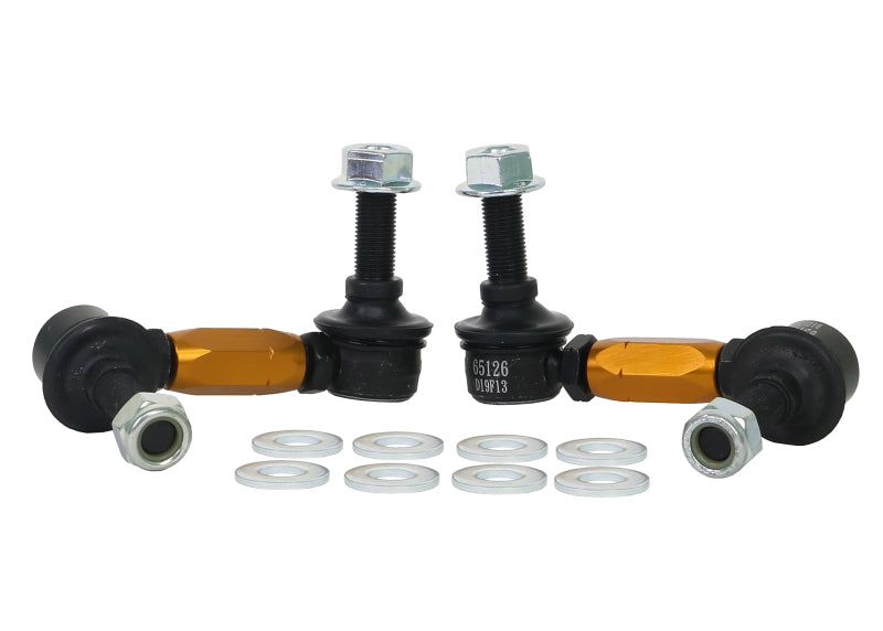 Whiteline KLC110 Adjustable Front Sway Bar Link Assembly for Chevrolet Corvette, Nissan 350Z, and Infiniti G35