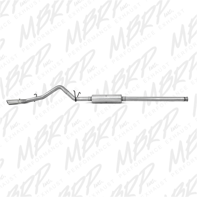 MBRP Armor Lite Series Cat Back Exhaust System for Chevy Silverado & GMC Sierra 1500 – 3 in. Single Side Exit with 4 in. Tip Part # S5080AL