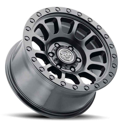 ICON Hulse 18x9 8x6.5 12mm Offset 5.5in BS Double Black