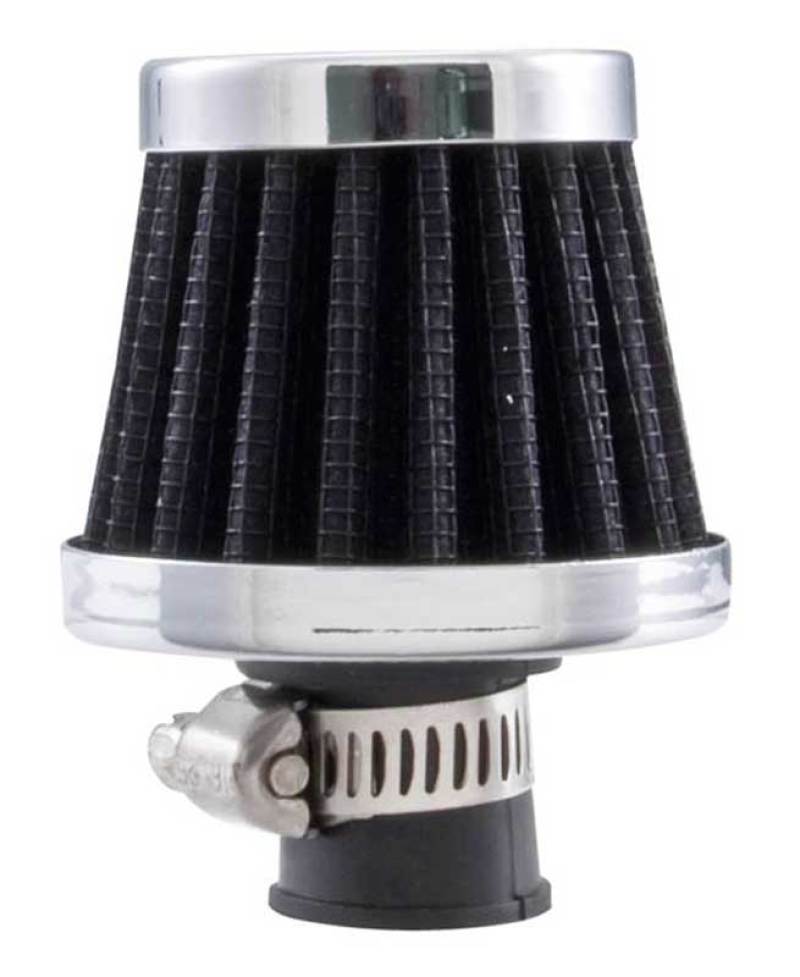 Spectre Breather Filter with 10mm Flange – 2-inch OD, 1-3/4 Inch Height, Black