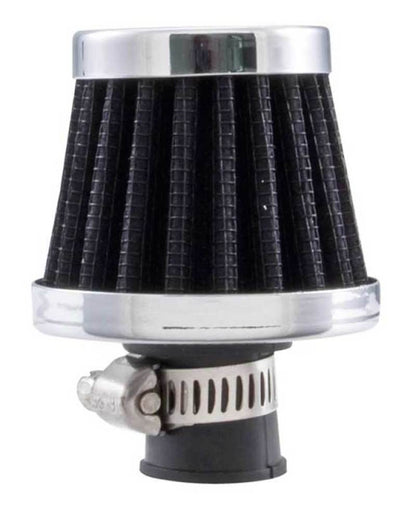 Spectre Breather Filter with 10mm Flange – 2-inch OD, 1-3/4 Inch Height, Black