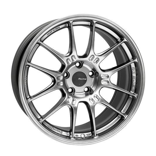 Enkei GTC02 18x9 Hyper Silver Wheel with 5x112 Bolt Pattern and +25mm Offset