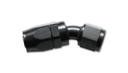 Vibrant -8AN Aluminum 30 Degree Elbow Hose End Fitting for Automotive Applications