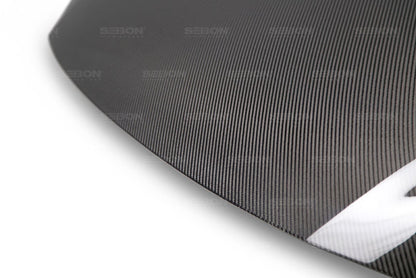 Seibon OEM Style Carbon Fiber Hood for 2016-2017 Honda Civic Coupe Sedan Hatchback