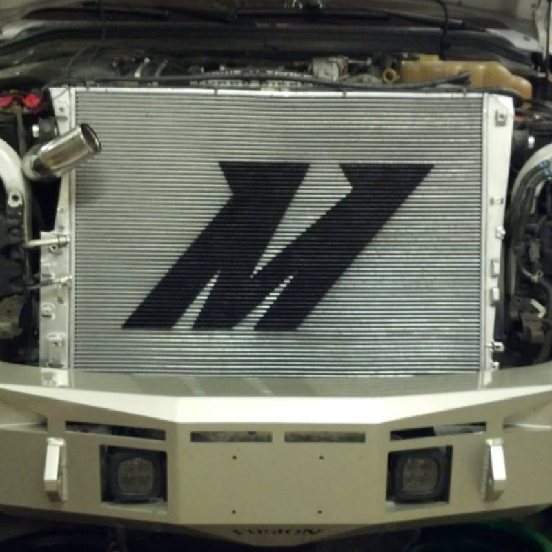 Mishimoto 2008-2010 Ford 6.4L Powerstroke Aluminum Radiator – Enhanced Cooling and Durability