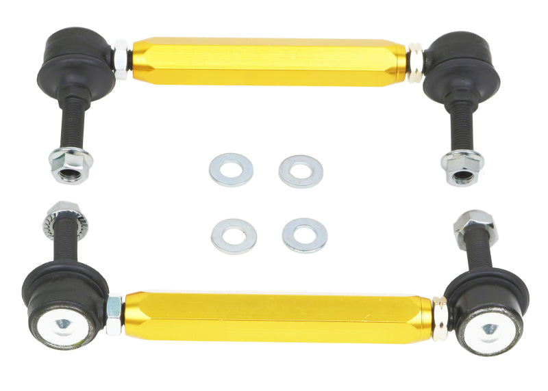 Whiteline KLC140-255 Universal Heavy Duty Adjustable Sway Bar Link Kit for Improved Handling