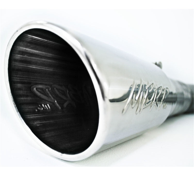 MBRP Armor Lite Series 4-inch Filter Back Single Side Aluminum Exhaust System for GMC Sierra 2500/3500 and Chevrolet Silverado 2500 HD