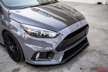 Seibon Carbon Fiber Front Bumper Garnish for 2016-2018 Ford Focus RS | Part FBG16FDFO