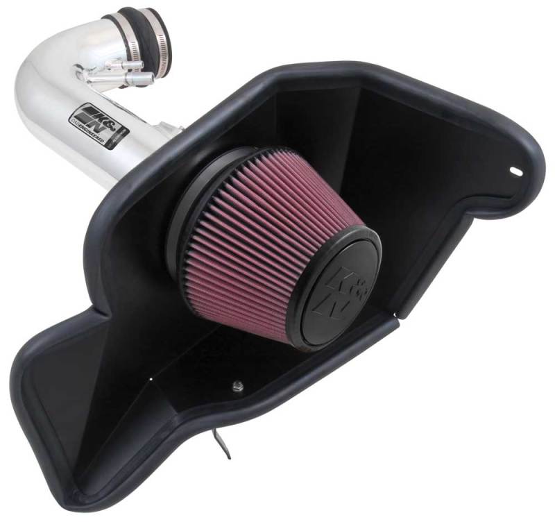 K&N Engineering 69-3535TP Cold Air Intake System for 2015-2017 Ford Mustang GT 5.0L V8