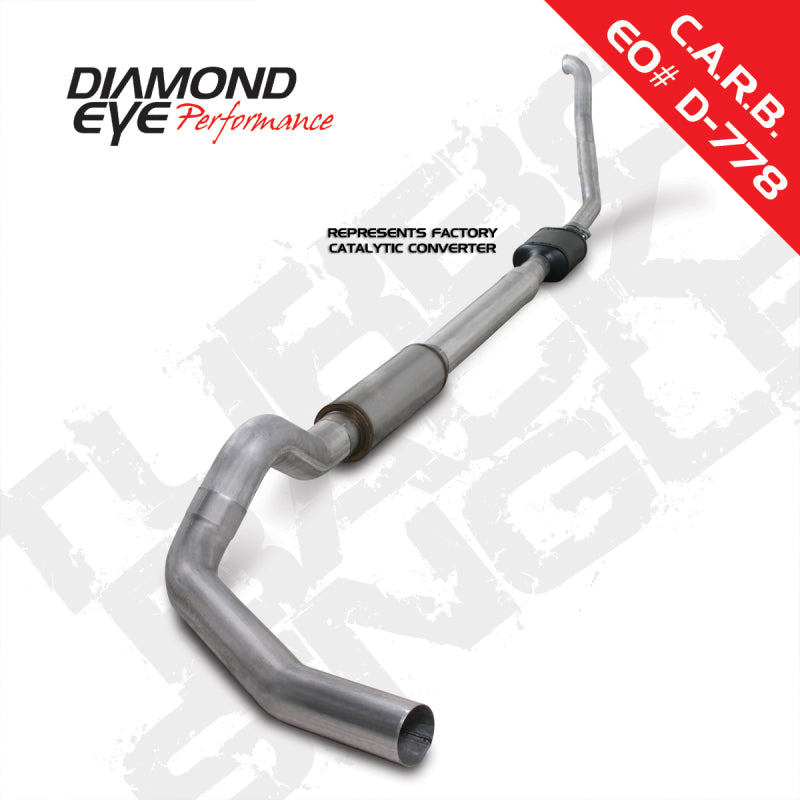 Diamond Eye Performance 5-inch Turbo Back Exhaust System Kit for 1994-1997 Ford F-250/F-350 with 7.3L PowerStroke