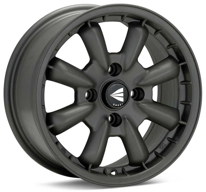 Enkei Compe 15x5.5 Matte Gunmetal Wheel with 4x130 Bolt Pattern and +17mm Offset