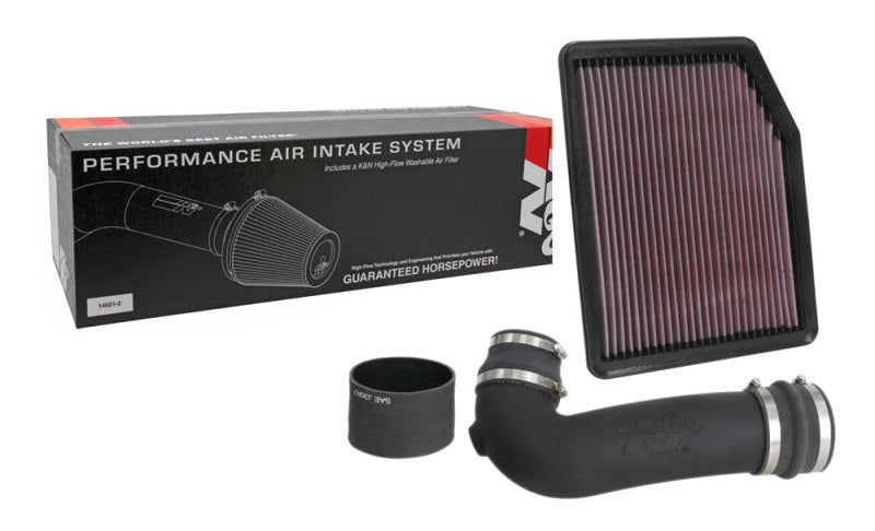 K&N 57-3108 OEM Performance Intake System for Chevy Silverado 1500 and GMC Sierra 1500 V8-5.3L/6.2L
