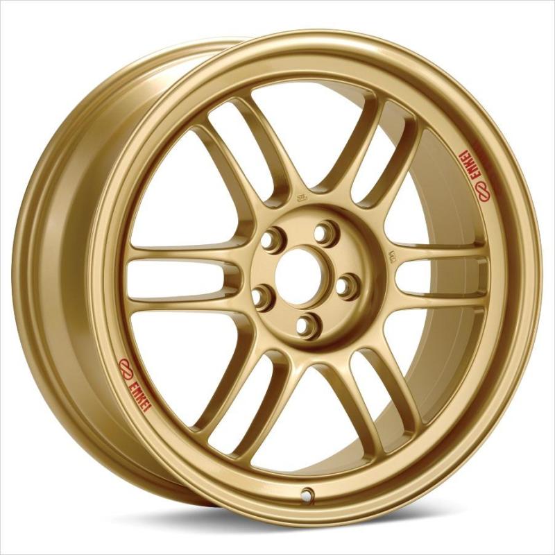 Enkei RPF1 18x9.5 Gold Wheel with 5x114.3 Bolt Pattern and +38mm Offset