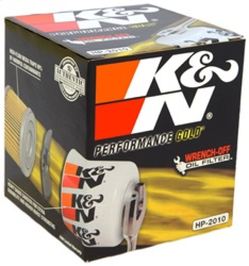 K&N Engineering HP-2010 Premium Oil Filter for Land Rover and Mercury Vehicles