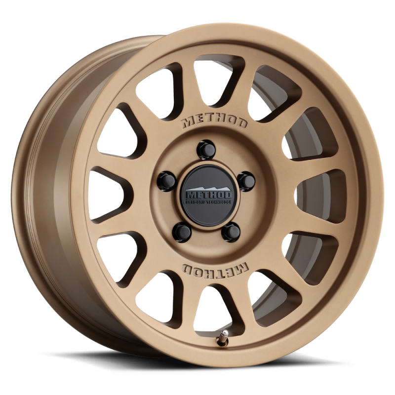Method Wheels MR703 17x8.5-inch Bronze Off-Road Wheel with Bead Grip Technology