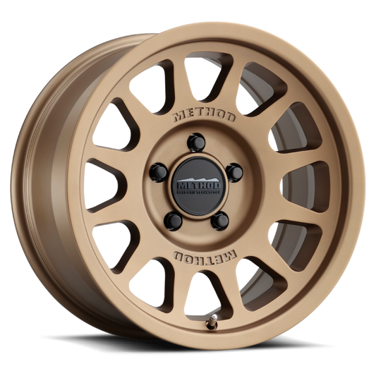 Method Wheels MR703 17x8.5-inch Bronze Off-Road Wheel with Bead Grip Technology