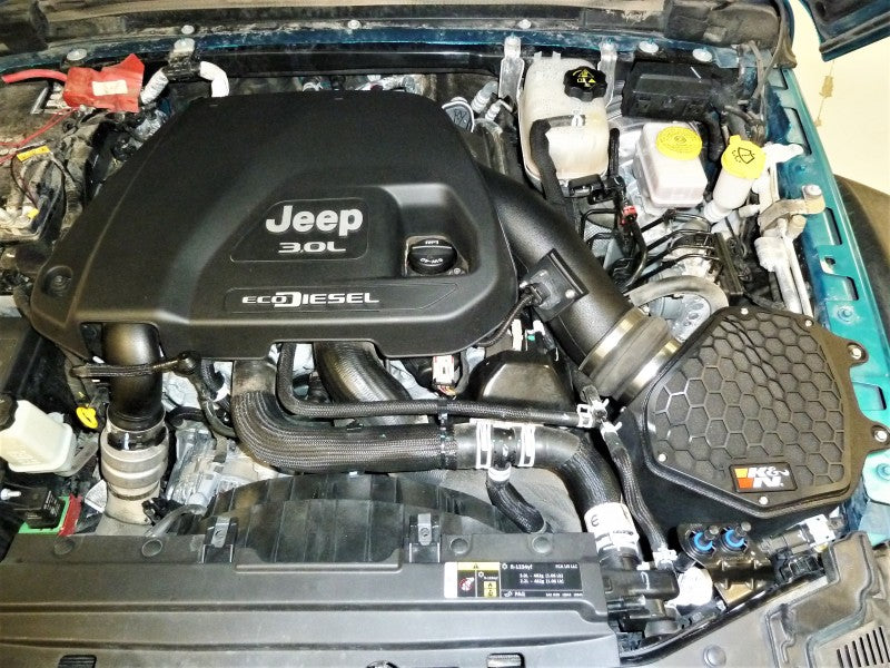 K&N Engineering 63-1587 AirCharger Performance Intake System for Jeep Wrangler and Gladiator