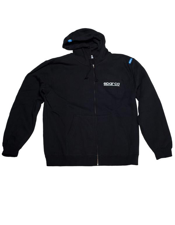 Sparco Zip Sweatshirt in Gray - Extra Large (Part #SP04100GR4XL)