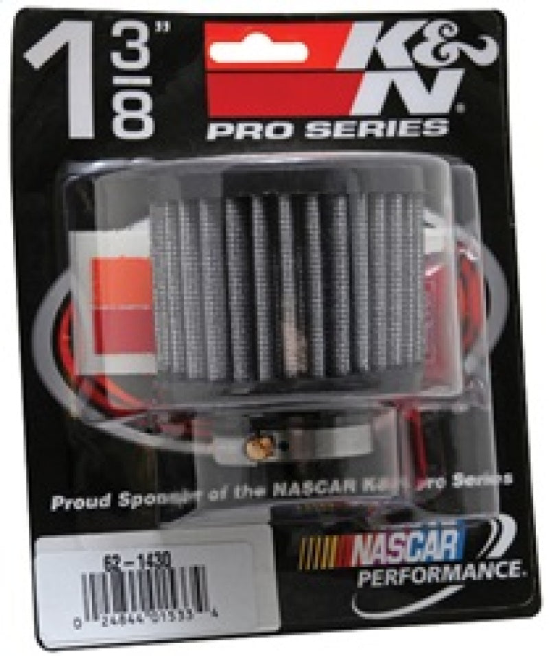K&N Engineering 62-1430 Rubber Base Crankcase Vent Filter for Classic and Racing Applications