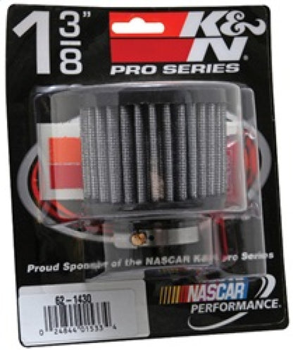 K&N Engineering 62-1430 Rubber Base Crankcase Vent Filter for Classic and Racing Applications