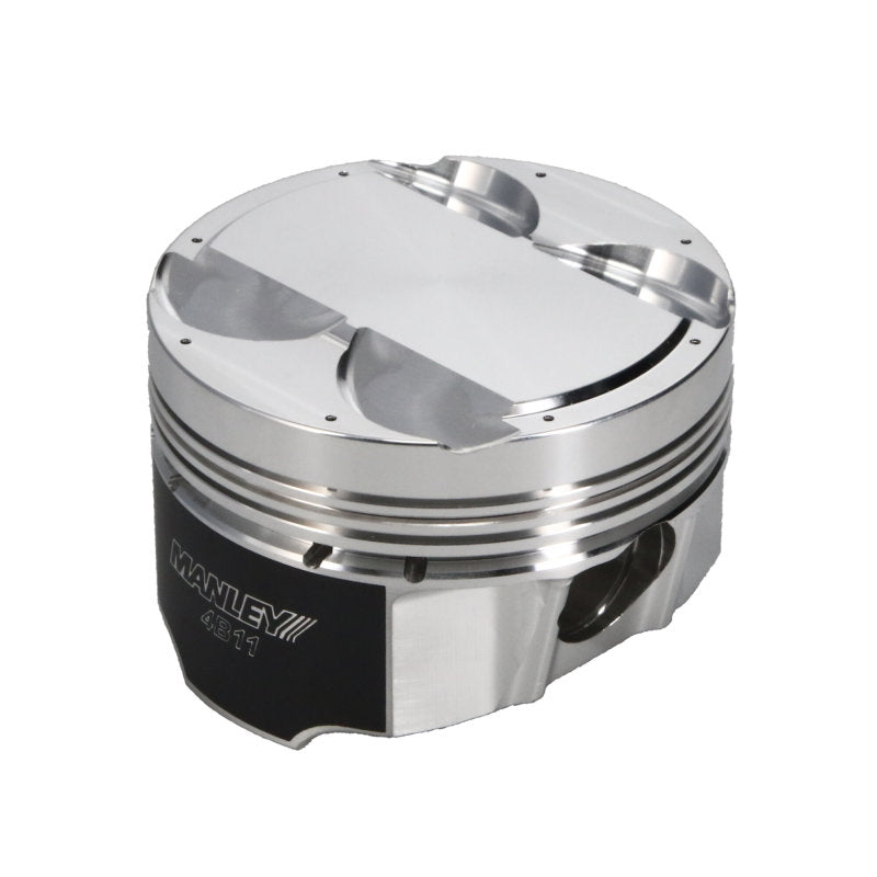 Manley Performance Mitsubishi 4B11 86.5mm Bore Turbo Tuff Piston Set with Rings (Part Number 614305CE-4)