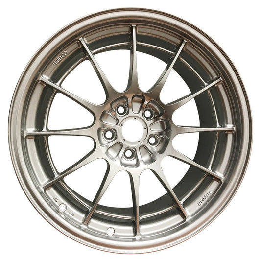 Enkei NT03+M 18x9.5 Silver Wheel with 5x108 Bolt Pattern and +40mm Offset